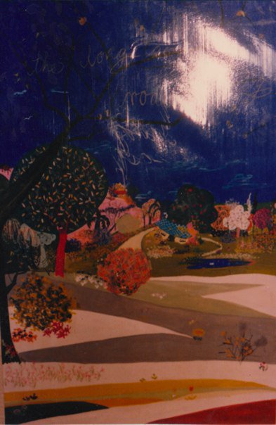 Aditi Raychoudhury. The Long and Winding Road. 1986. Gouache on Paper.