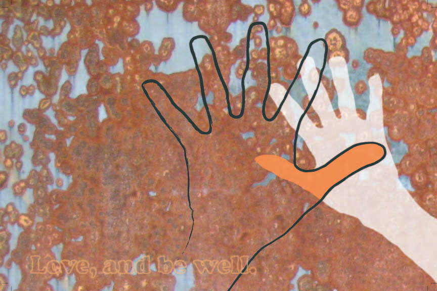 Aditi Raychoudhury. Love and Be Well. 2008. Mixed Media. 