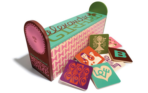 Alexander Girard. Memory Game. Wood and Paint. Alexander Girard. Memory Game. Wood and Paint.