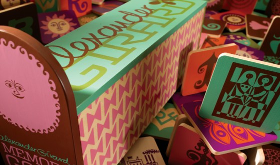 Alexander Girard. Memory Game. Wood and Paint.