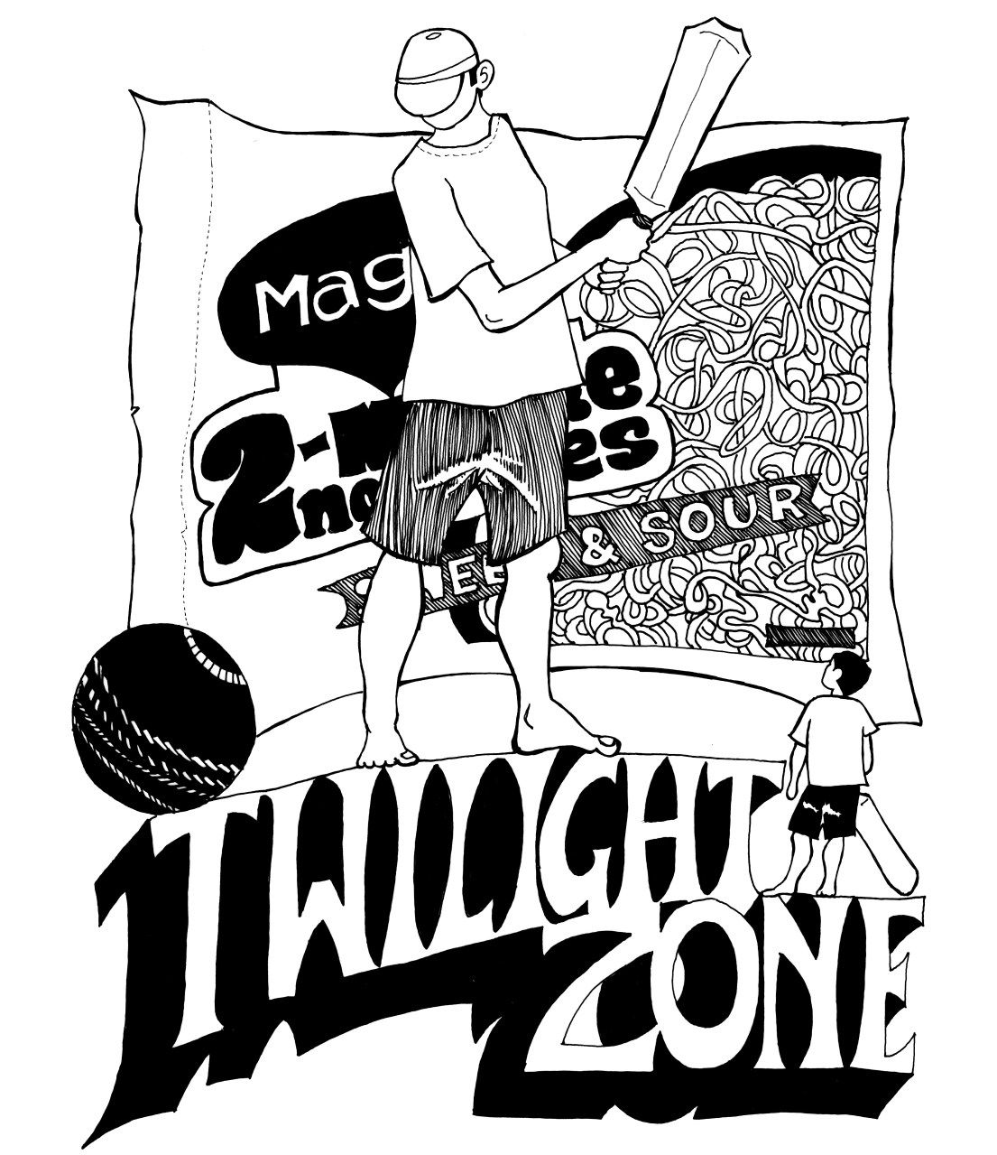 Aditi Raychoudhury. Twilight Zone. Pen and Ink. 2004.