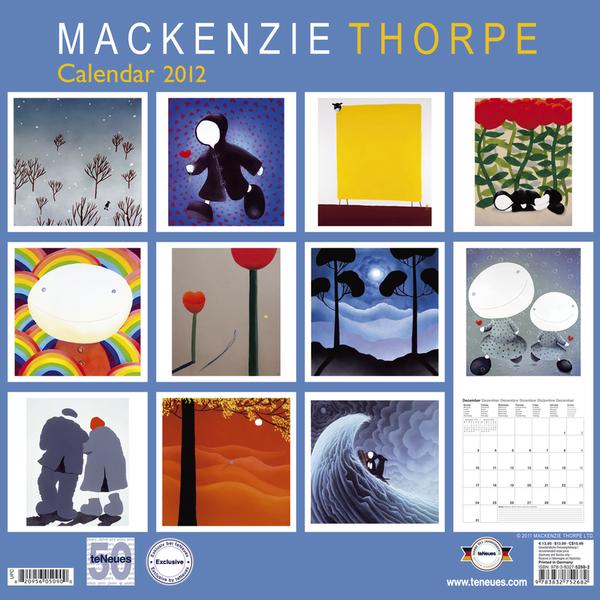 Mackenzie Thorpe. 2012 Calendar (Back) by TeNeues.