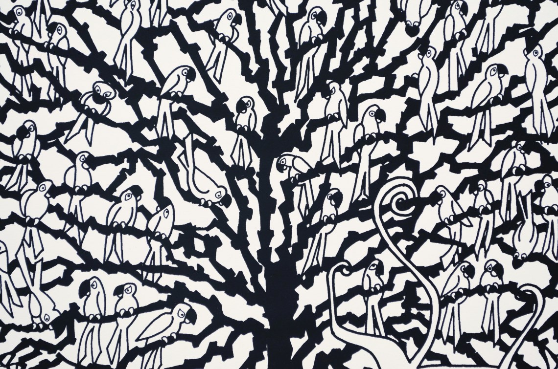 Aditi Raychoudhury. Tree of Life (Detail). 2014. Limited Edition Screenprint.