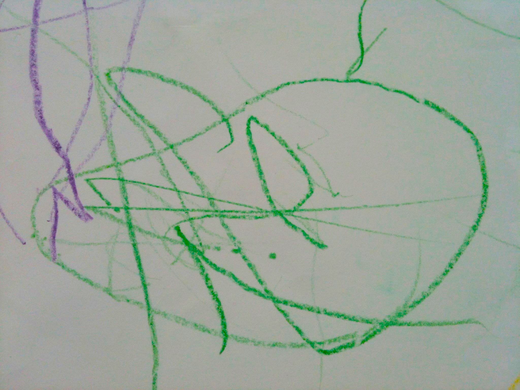 Pig. 2013. Crayons on Paper