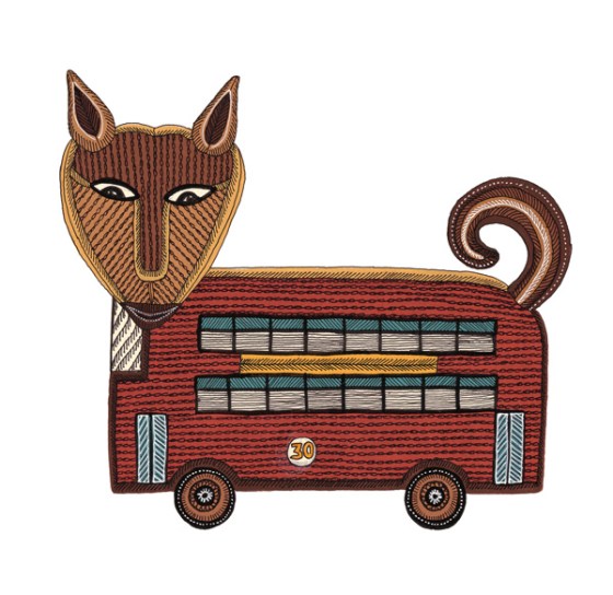 Bhajju Shyam. Loyal Friend - Number 30 (from The London Jungle Book). 2014.