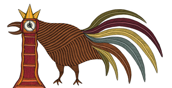 When Two Times Meet (from The London Jungle Book). Bhajju Shyam. 2014.