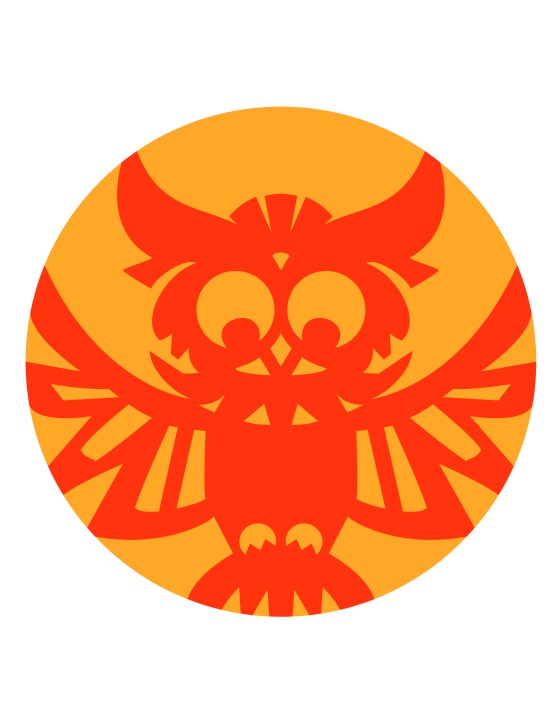 Aditi Raychoudhury. Owl Pumpkin Carving Guide. 2014. Adobe Illustrator.