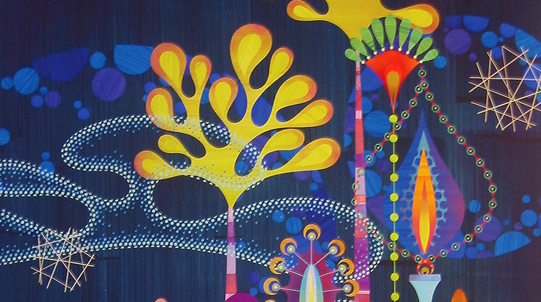 Rex Ray. Mixed Media.