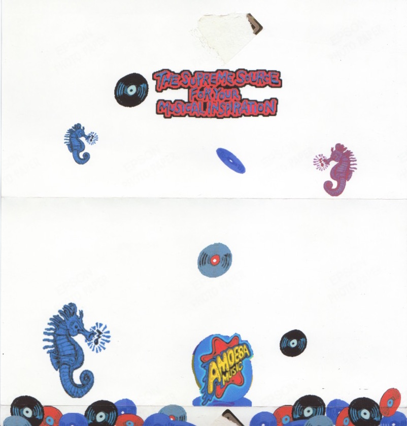 Aditi Raychoudhury. Gift Certificate Envelope (Outside). Photoshop. 2002